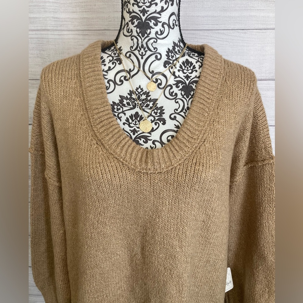 Free People | NWT Women’s Brookside Tunic Knit Sweater - Picture 3 of 9
